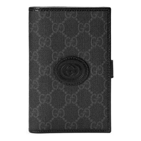 passport case gucci|GG passport case with Interlocking G .